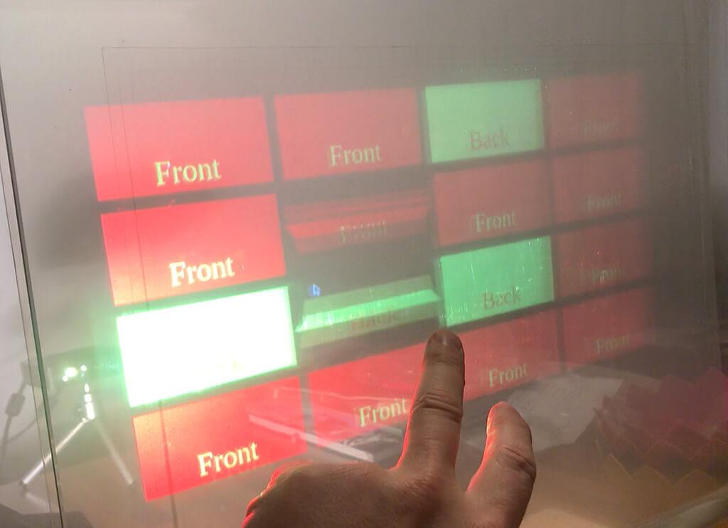 Game concepten met 'smart-glass' Smart Touch Glass