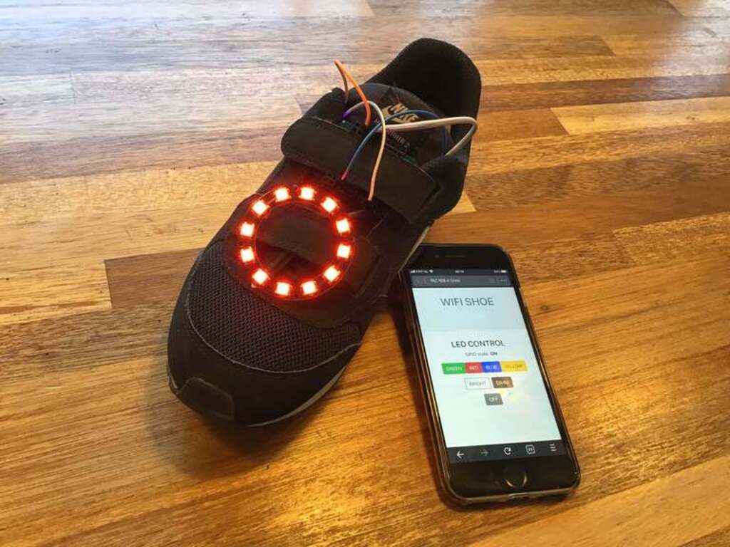 wifi in your shoe